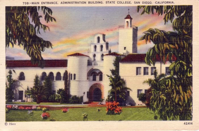 SDSC building in the early 1940's